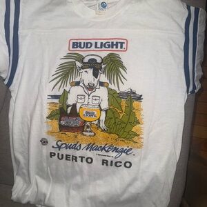 Vintage Bud Light Spuds MacKenzie Graphic T-Shirt . New never worn
